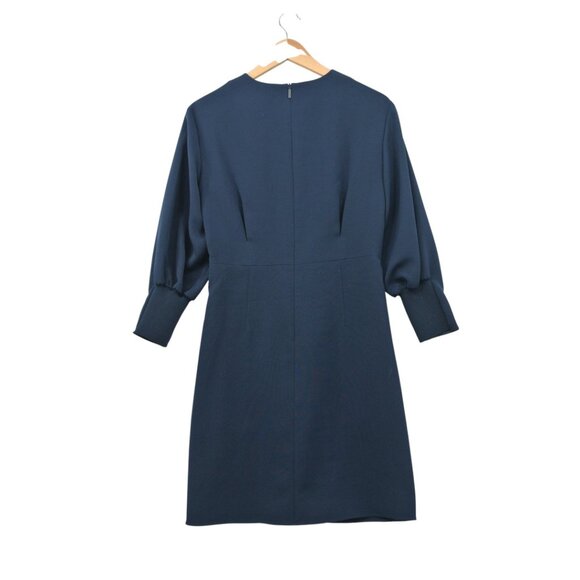NWT Tibi Navy A-Line Mini Dress Size 4 - Picture 6 of 10